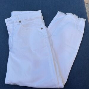 Loft white jeans